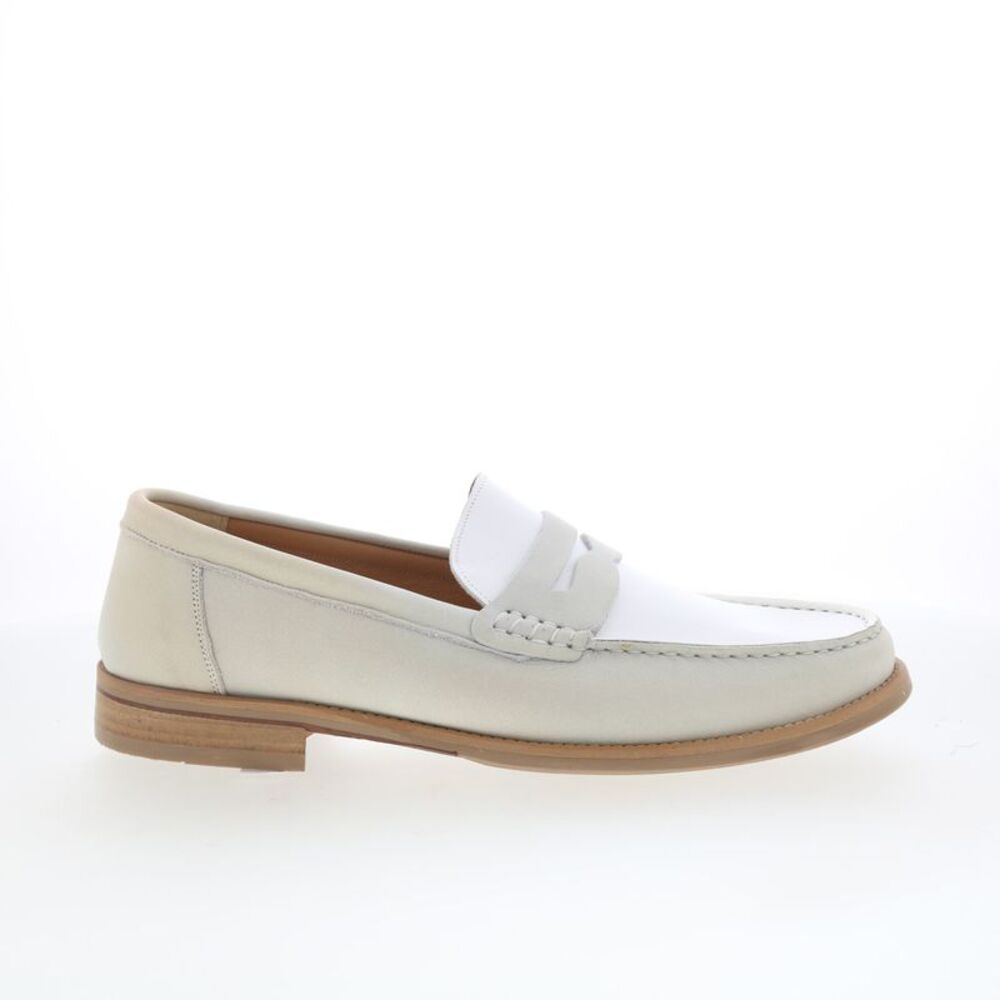 Greats Mens Essex Penny Loafer Beige Shoes (NWT)